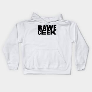 It's Rawe Ceek (black_turqoise) Kids Hoodie